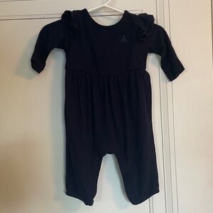 GAP Black Ruffled Kids Footie
